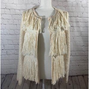 Chico’s•Fringe Cardigan•Small
